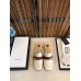 Gucci Calfskin Leather 3.5cm heel Web Details Pearls Trim Slipper white