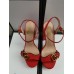 Gucci Heel 11cm Platform 2.5cm Sandals with Double G 573021 Red 2019