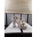 Gucci Heel 11cm Platform 2.5cm Sandals with Double G 573021 White 2019