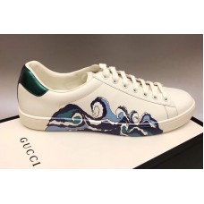 Gucci Ace sneaker with Interlocking G Shoes Women and Mens White Leather
