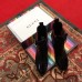 Gucci Heel 9cm Web Bee Ankle Boots with Belt Black 2018