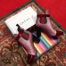 Gucci Heel 9cm Web Bee Ankle Boots with Belt Burgundy 2018