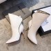 Gucci Crystal Edge Leather Boots White 2018