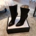 Gucci Crystal Edge Leather Boots Black 2018