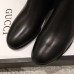 Gucci GG Leather Ankle Boots Black 2018