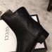 Gucci GG Leather Ankle Boots Black 2018