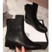 Gucci GG Leather Ankle Boots Black 2018