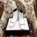 Gucci Horsebit Leather Boots White 2018
