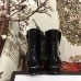 Gucci Chain Leather Boots Black 2018