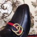 Gucci Web Strap With Double G Leather Boots Black 2018