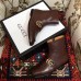 Gucci Web Strap With Double G Leather Boots Coffee 2018