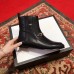 Gucci Jordaan Horsebit Leather Ankle Boots 496619 Black 2018