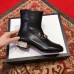 Gucci Horsebit Leather Ankle Boots With Crystals Black 2018