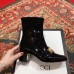Gucci Patent Leather Ankle Boots With Double G Black 2018