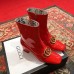 Gucci Patent Leather Ankle Boots With Double G Red 2018