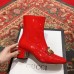 Gucci Patent Leather Ankle Boots With Double G Red 2018