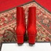 Gucci Patent Leather Ankle Boots With Double G Red 2018