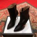 Gucci Heel 9cm Web Bee and Star Boots Black 2018