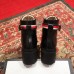 Gucci Leather Ankle Boots Black With Sylvie Web 481156 2018