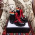 Gucci Rainbow Stripe Leather Ankle Boots Black With Web Bee 2018