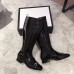 Gucci Horsebit Patent Leather High Boots Black 2018