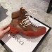 Gucci Flashtrek High-Top Lovers Sneakers Brown 2018