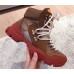 Gucci Flashtrek High-Top Lovers Sneakers Brown 2018