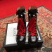 Gucci Gold Thread Embroidered Bees And Stars Leather Ankle Boots Black With Pearl Strap 498695 2018