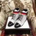 Gucci Lace-up Ankle Boots GG White with Strap 2018