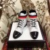 Gucci Lace-up Ankle Boots GG White with Strap 2018