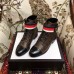 Gucci Lace-up Ankle Boots GG Brown with Strap 2018