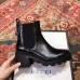 Gucci Black Leather Ankle Boots With Belt 2018