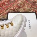 Gucci Quilted Leather Ankle Boots With Belt White 2018