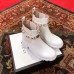Gucci White Leather Ankle Boots With Belt 2018