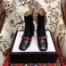 Gucci Web and Double G Leather Mid-heel Ankle Boots Black 2018