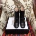 Gucci Fringe and Double G Leather Ankle Boots Black 2018