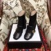 Gucci Fringe and Double G Leather Ankle Boots Black 2018