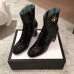 Gucci Bee Patent Leather Ankle Boots Black 2018