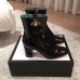 Gucci Bee Patent Leather Ankle Boots Black 2018