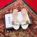 Gucci Leather Double G Flat Sandals 524631 White 2019