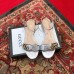 Gucci Leather Double G Flat Sandals 524631 Silver 2019