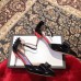 Gucci Heel 8cm Patent Leather Silver-toned Spikes Sandals with Bow Black 2019
