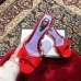 Gucci Heel 2cm Patent Leather Silver-toned Spikes Mules with Bow Red 2019