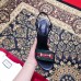 Gucci Heel 6.5cm/10.5cm Web Horsebit Fabric and Leather Sandals Black 2019