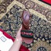 Gucci Heel 6.5cm/10.5cm Web Horsebit Fabric and Leather Sandals Brown 2019