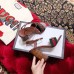 Gucci Heel 6.5cm/10.5cm Web Horsebit Fabric and Leather Sandals Brown 2019