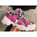 Gucci Flashtrek Sneakers Fuchsia with Removable Crystals 2019