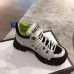 Gucci Flashtrek Sneakers Silver/Green with Removable Crystals 2019