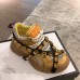 Gucci Flashtrek Sneakers Gold with Removable Crystals 2019