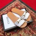 Gucci Fringe Pattern Leather Horsebit Slide Sandals 517017 White 2018